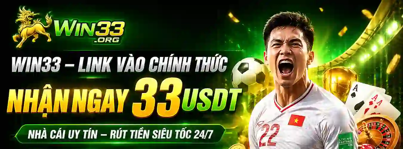 Banner Win33 - Trang chủ cổng game Win33 chính thức
